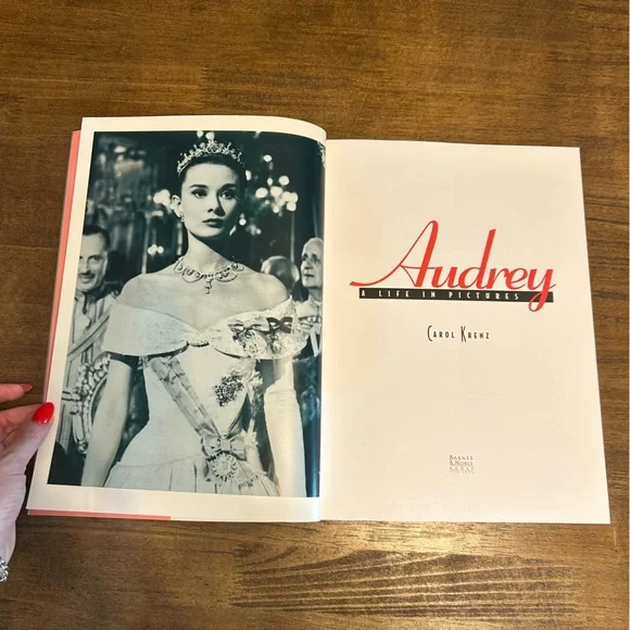 Audrey Hepburn: A Life in Pictures Coffee Table Book by Carol Krenz Bibliography - Picture 4 of 7